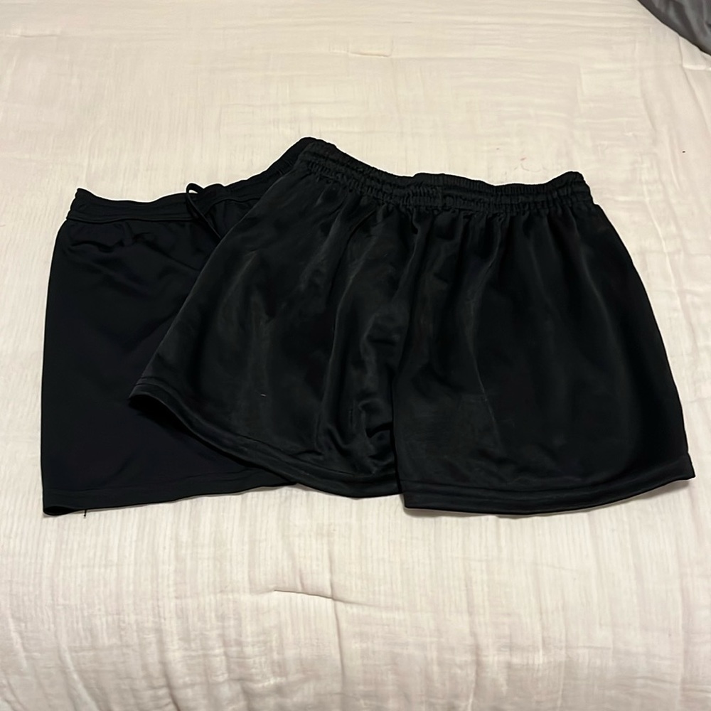 2 sports shorts, size 8 unisex